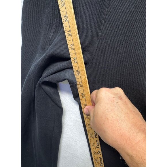 Black High-Waisted Stretch Stirrup Pants For Women - Picture 4 of 7